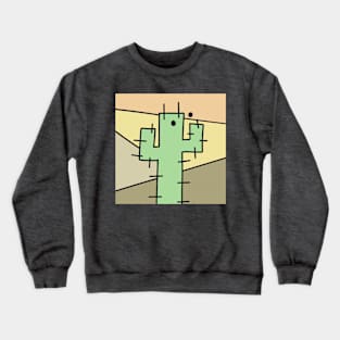 Abstract Cactus Crewneck Sweatshirt